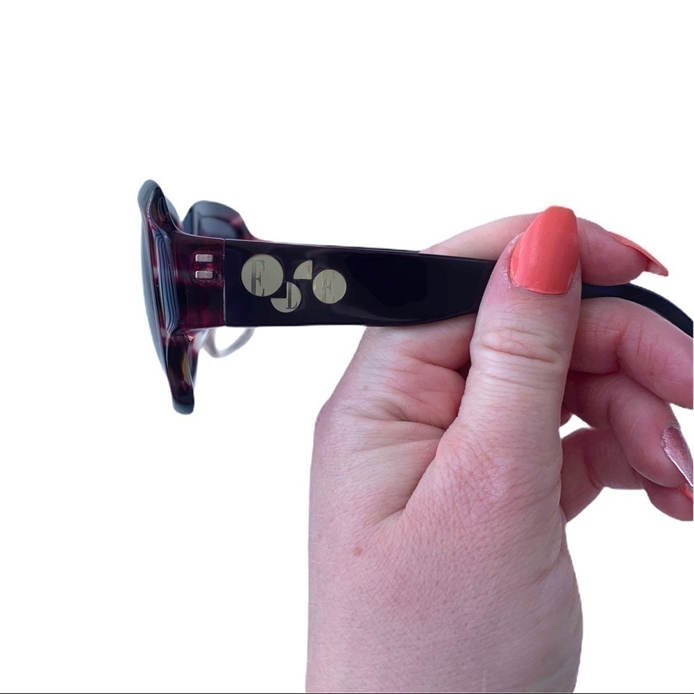 NWOT Elle Y2K Chunky Square Frame Fashion Sunglasses - Picture 4 of 8
